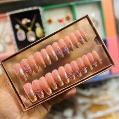O.TWO.O Cosmetics – Glitter Press-On Nails Set OTWOO