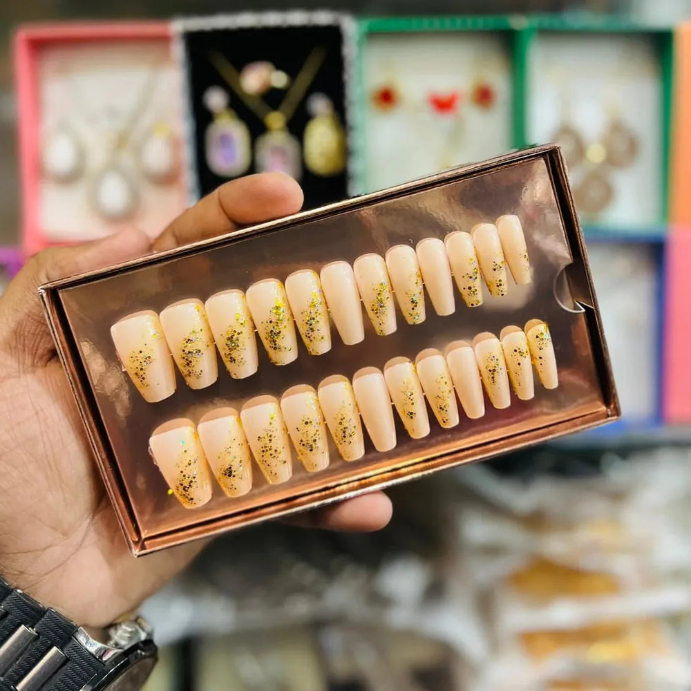 O.TWO.O Cosmetics – Glitter Press-On Nails Set OTWOO