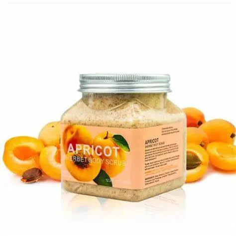 Wokali Apricot Sherbet Body Scrub - 350 ml Wokali