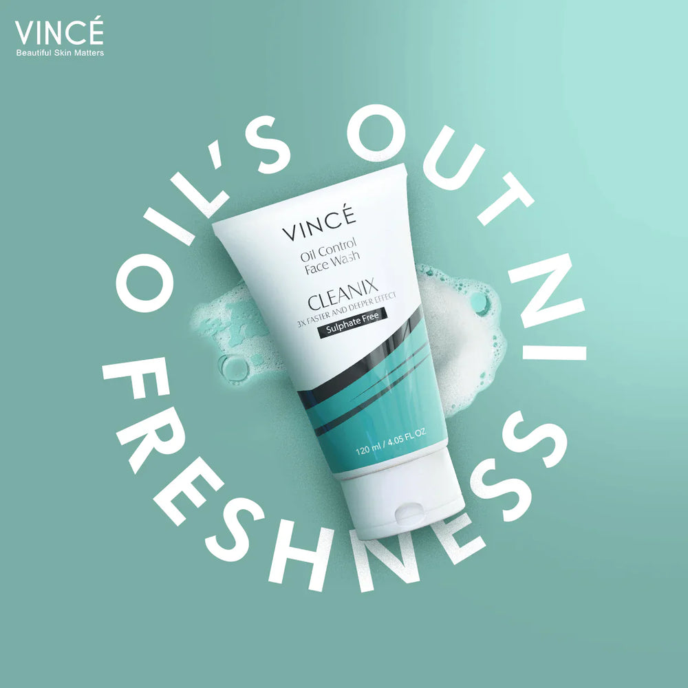 Vince Oil Control Face Wash - 120ml Vince