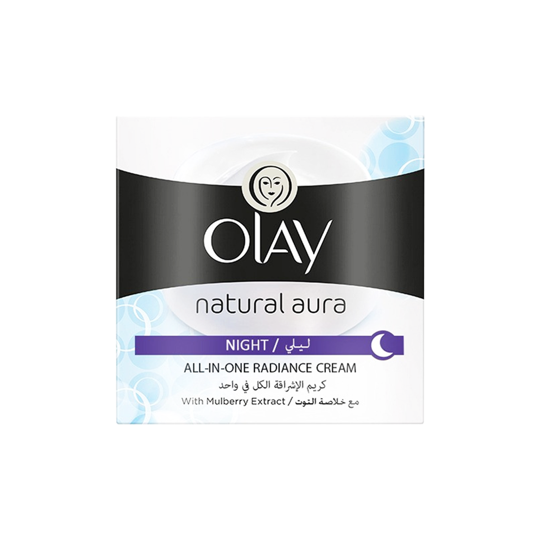 Olay Natural Aura Night Cream - 50g Olay