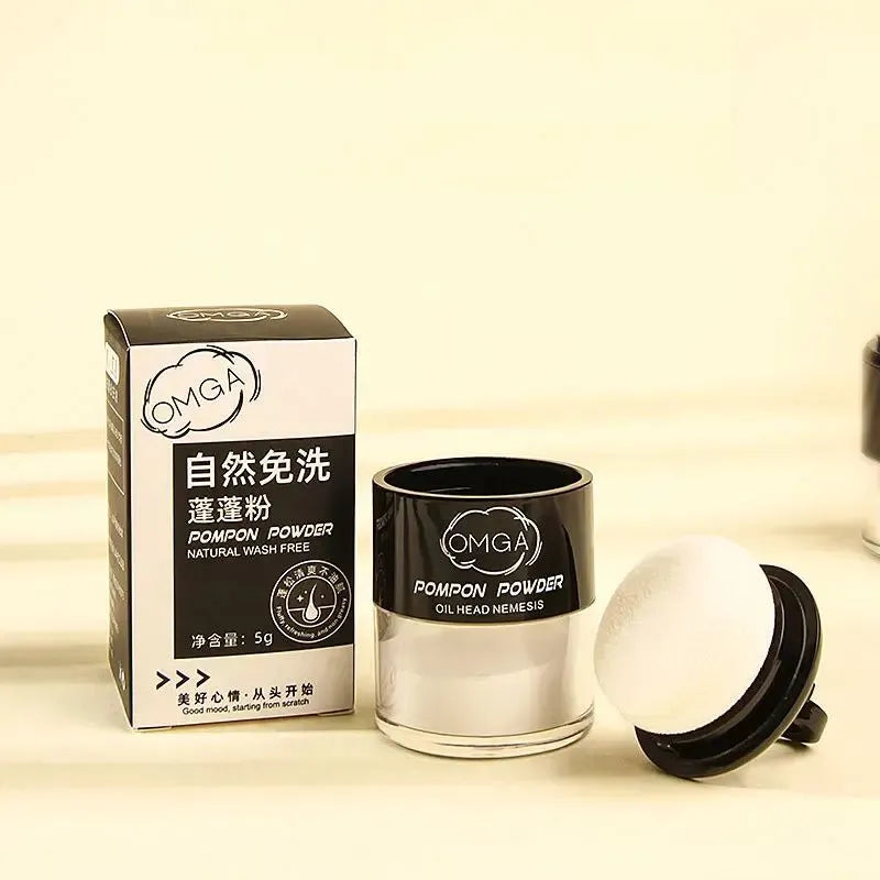 Omga pompon quick oil control hair powder Omga