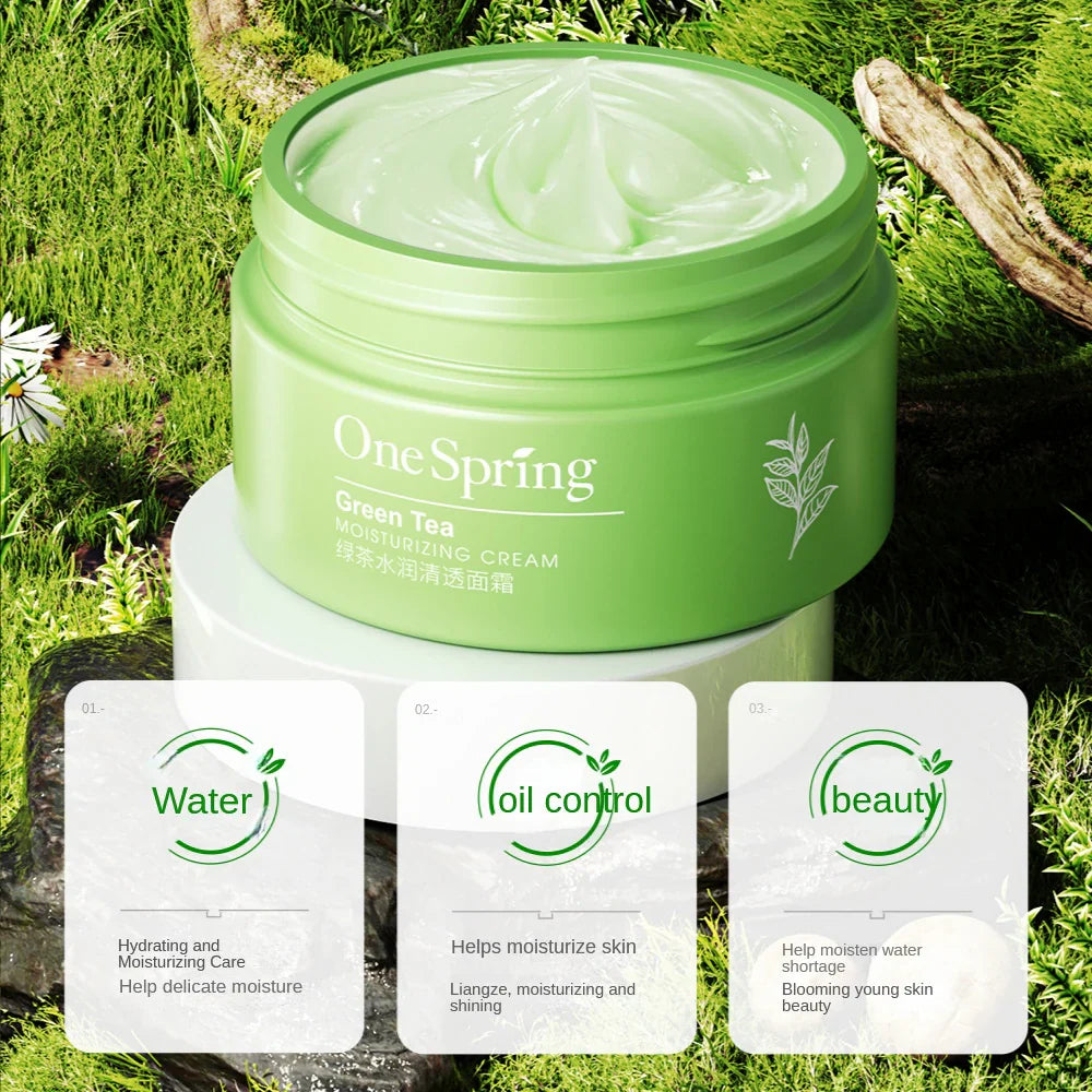 OneSpring Extract Green Tea Anti-wrinkle Face Cream OneSpring