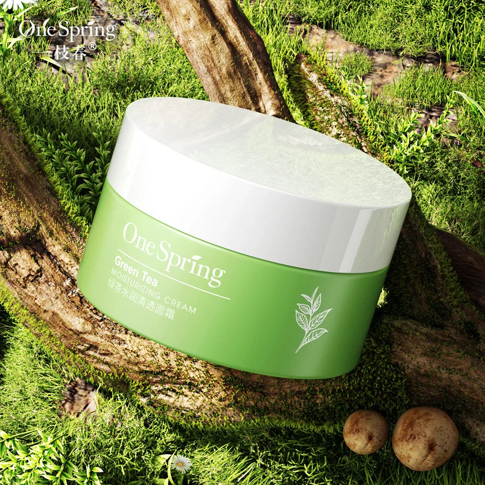 OneSpring Extract Green Tea Anti-wrinkle Face Cream OneSpring