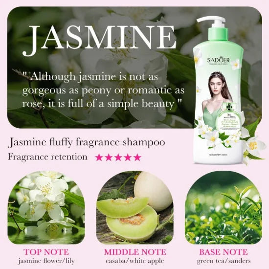 Sadoer Anti Dandruff Fragrance Jasmine Shampoo 500ml Sadoer