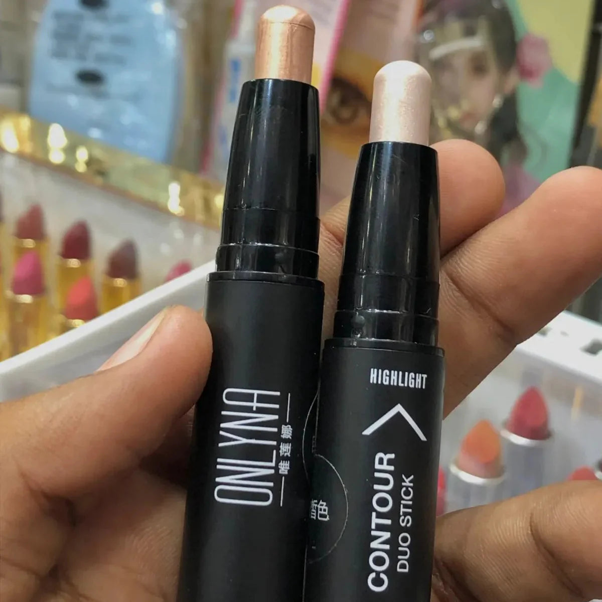 Onlyna 2 in 1 Duo Highlighter & Contour Stick Onlyna