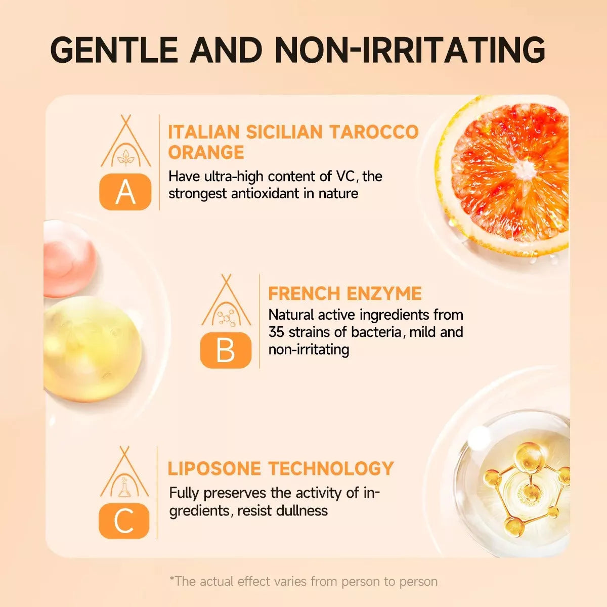 Orange Enzymes Exfoliating Brightening Gel Orange