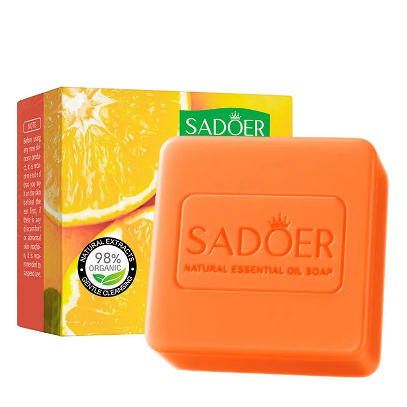 Sadoer Organic Orange Fruit Facial Soap  - 100g Sadoer