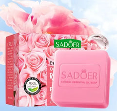 Sadoer Organic Refreshing Rose Flower Facial Soap  - 100g Sadoer