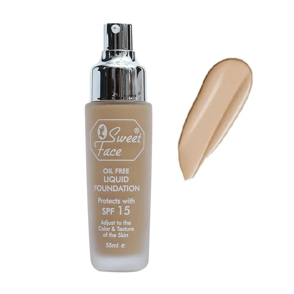 Sweet Face Oil Free Liquid Foundation SPF 15 - 55ml Sweet Face