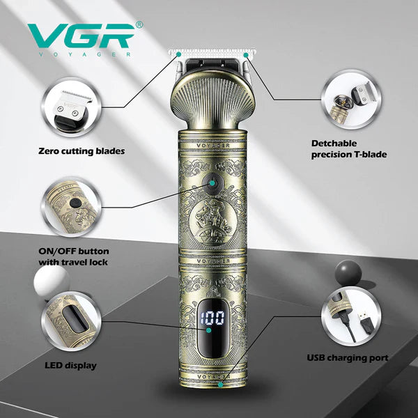 VGR V-962 Metal Professional Hair & Beard Clipper For Men VGR