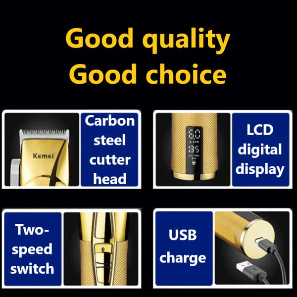 Original kemei km-5096 adjustable powerful 2-speed hair trimmer Kemei