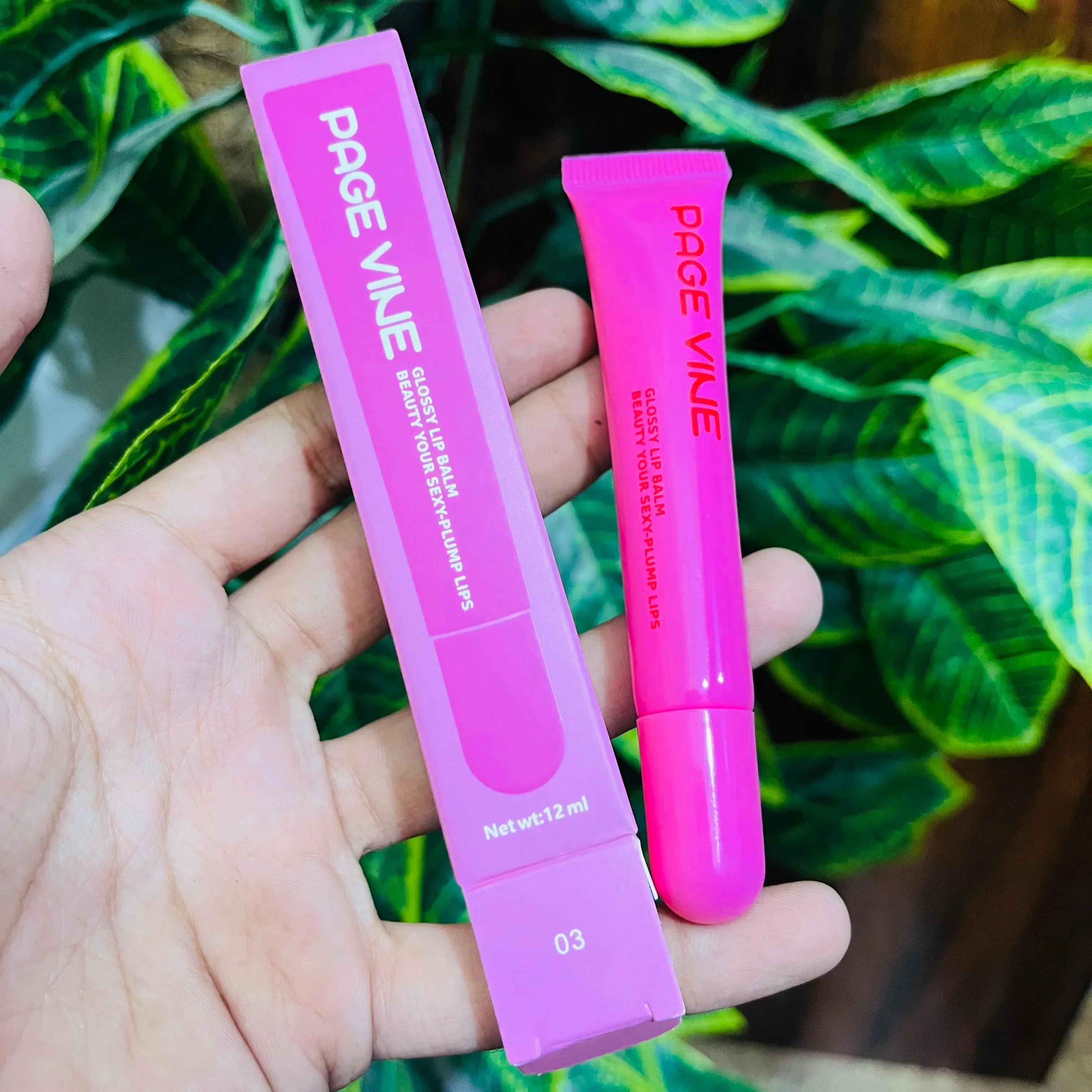 Page Vine Peptide Lip Gloss - 12ml Page Vine