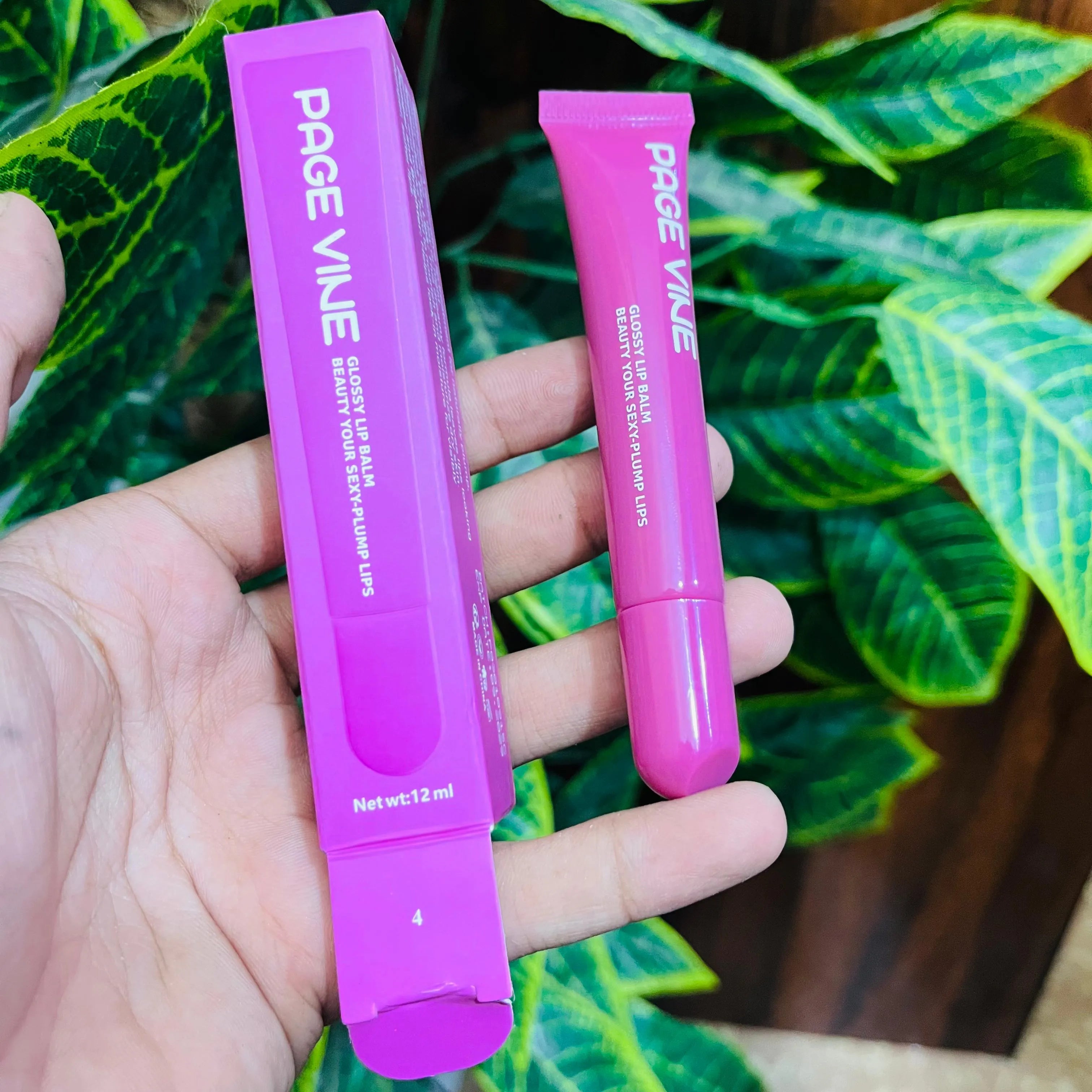 Page Vine Peptide Lip Gloss - 12ml Page Vine