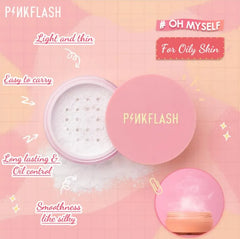 PINKFLASH Oil Control Matte Waterproof Long Lasting Sweat Proof Loose PINKFLASH