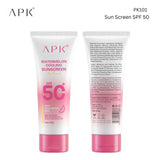 APK Watermelon Cooling Sunscreen SPF 50+ – Hydrating & UV Protection – 100g