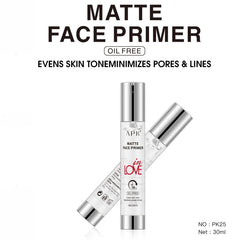 APK Matte Face Primer – Long-Lasting Oil-Free Makeup Base - 30ml APK