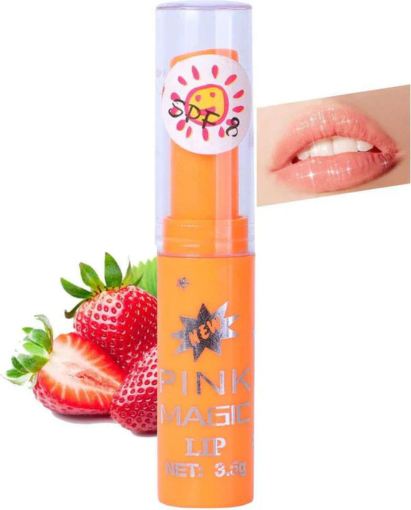 Pack of 03 Pink Magic Color Changing Lip Balm – Moisturizing & Cosmia.pk