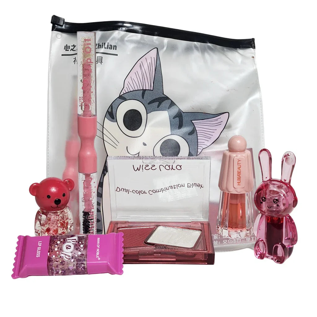 Pack of 6pcs Pocket Handbag Funky Mini Makeup Deal Cosmia.pk