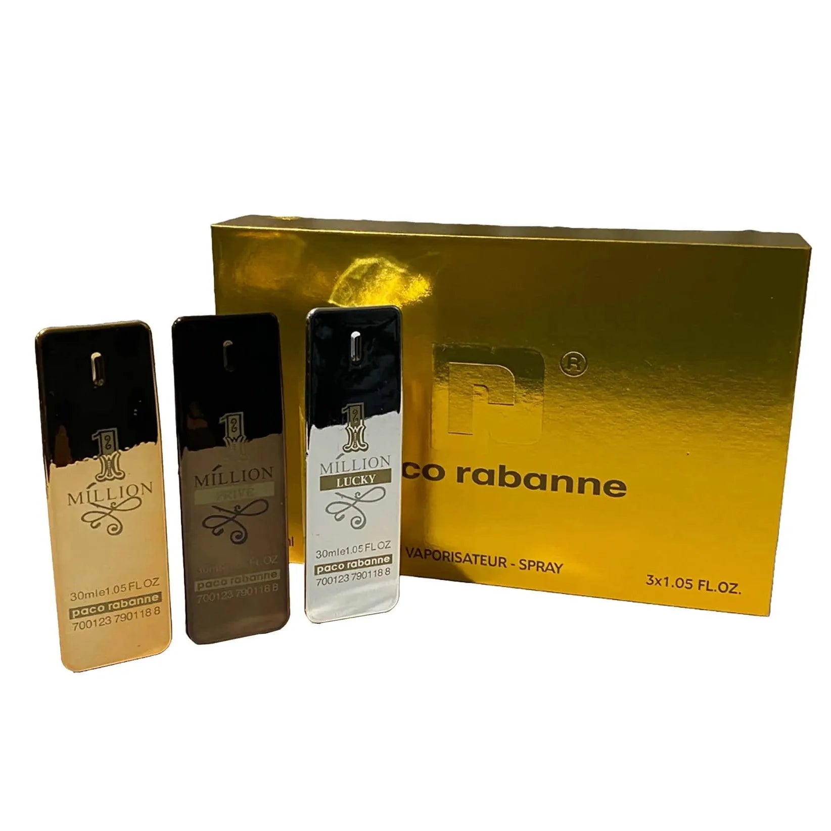 Paco Rabanne 3 In 1 Parfum Set - 30ml - Dubai - 100% Original Testers Paco Rabanne