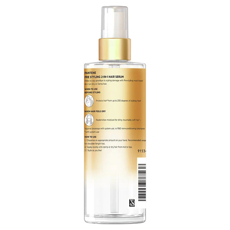 Pantene Gold Perfection Pre Styling 2in1 Hair Serum - 90ml Pantene