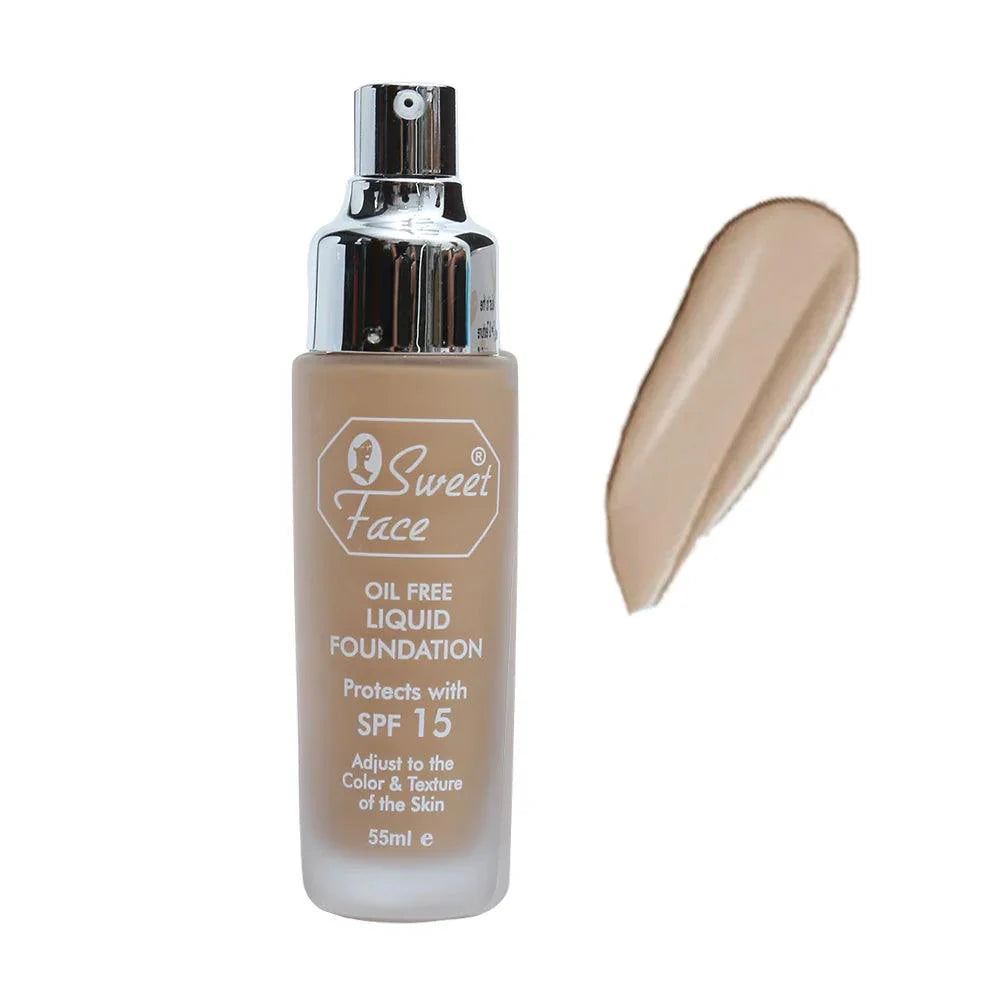 Sweet Face Oil Free Liquid Foundation SPF 15 - 55ml Sweet Face