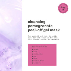 Freeman Revitalizing Pomegranate Peel-Off Gel Mask 75ml Freeman