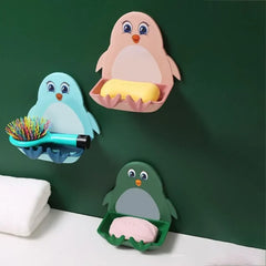 Cute Penguin Soap Holder Cosmia.pk