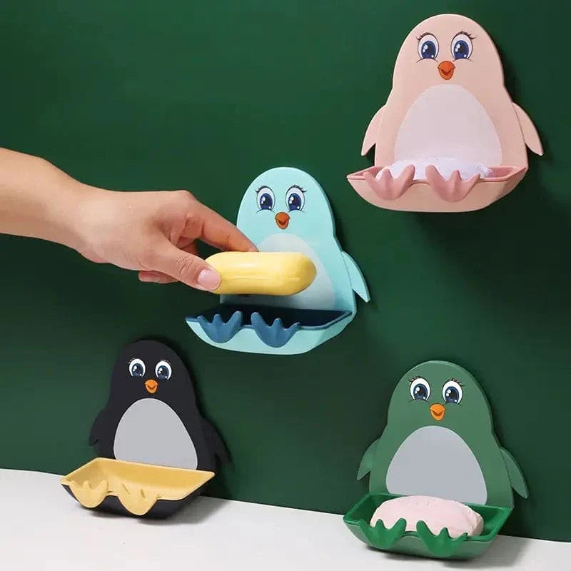 Cute Penguin Soap Holder Cosmia.pk