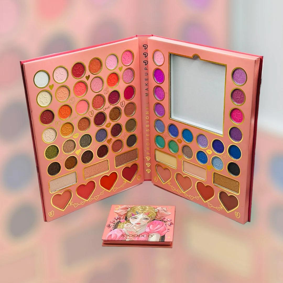 70 Color Cute Girl Eyeshadow Palette Mocallure