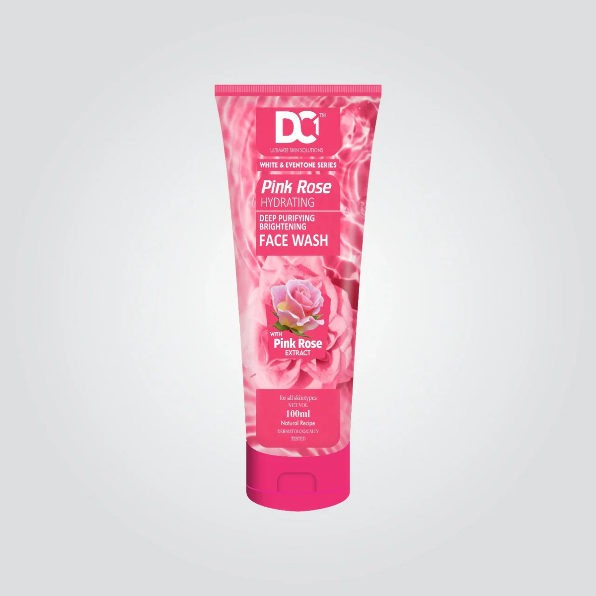 DC Ultimate Facial Series Pink Rose Hydrating Face Wash 150ml DC1