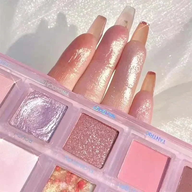 Muicin Pink Rose Quartz Eyeshadow Palette Muicin