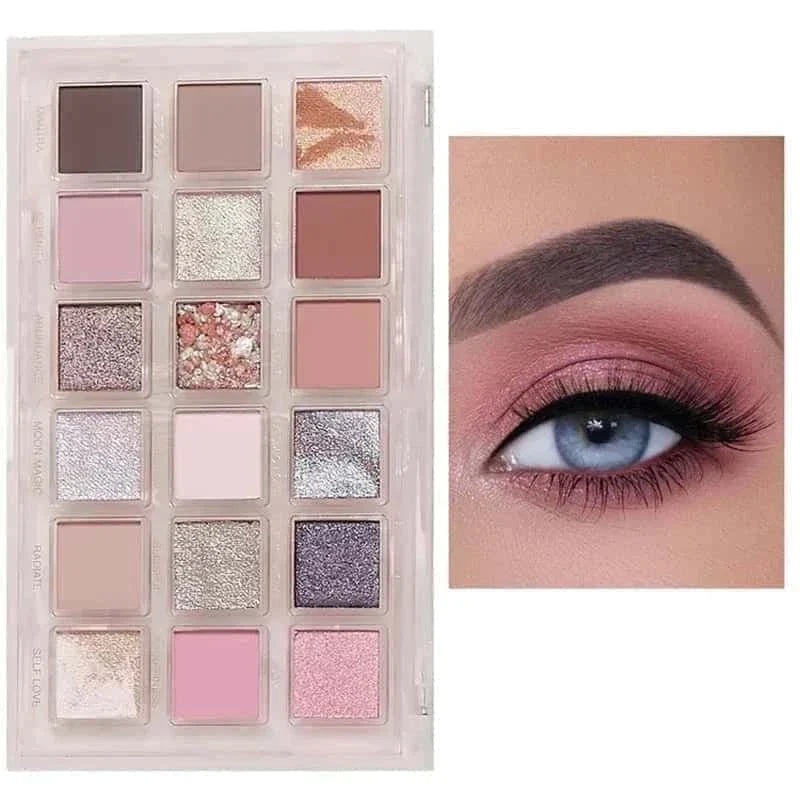 Muicin Pink Rose Quartz Eyeshadow Palette Muicin