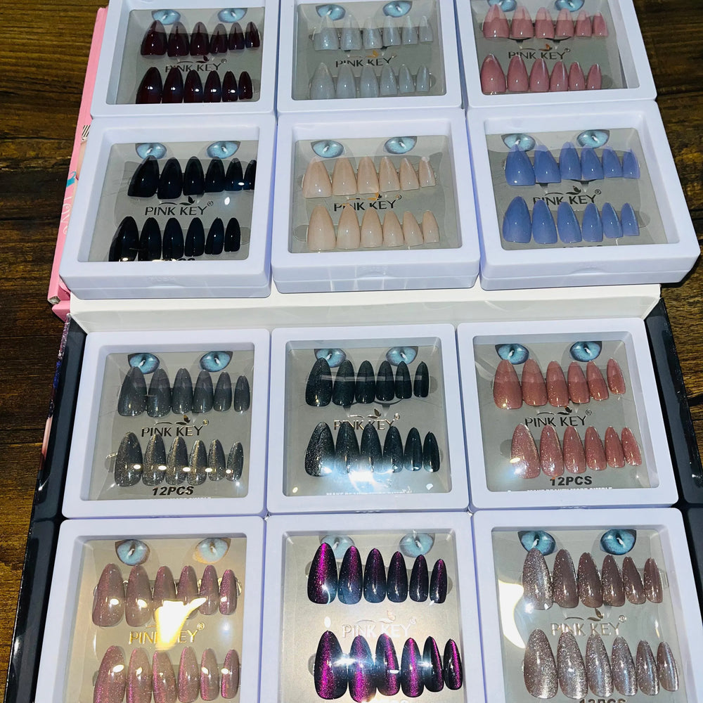 Pink Key Stylish Artificial Nails PINK KEY