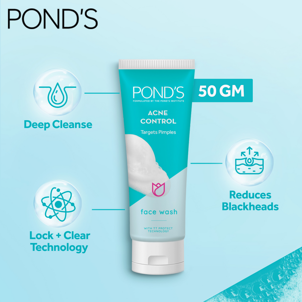 Ponds Acne Control Target Pimples Face Wash 50g Ponds