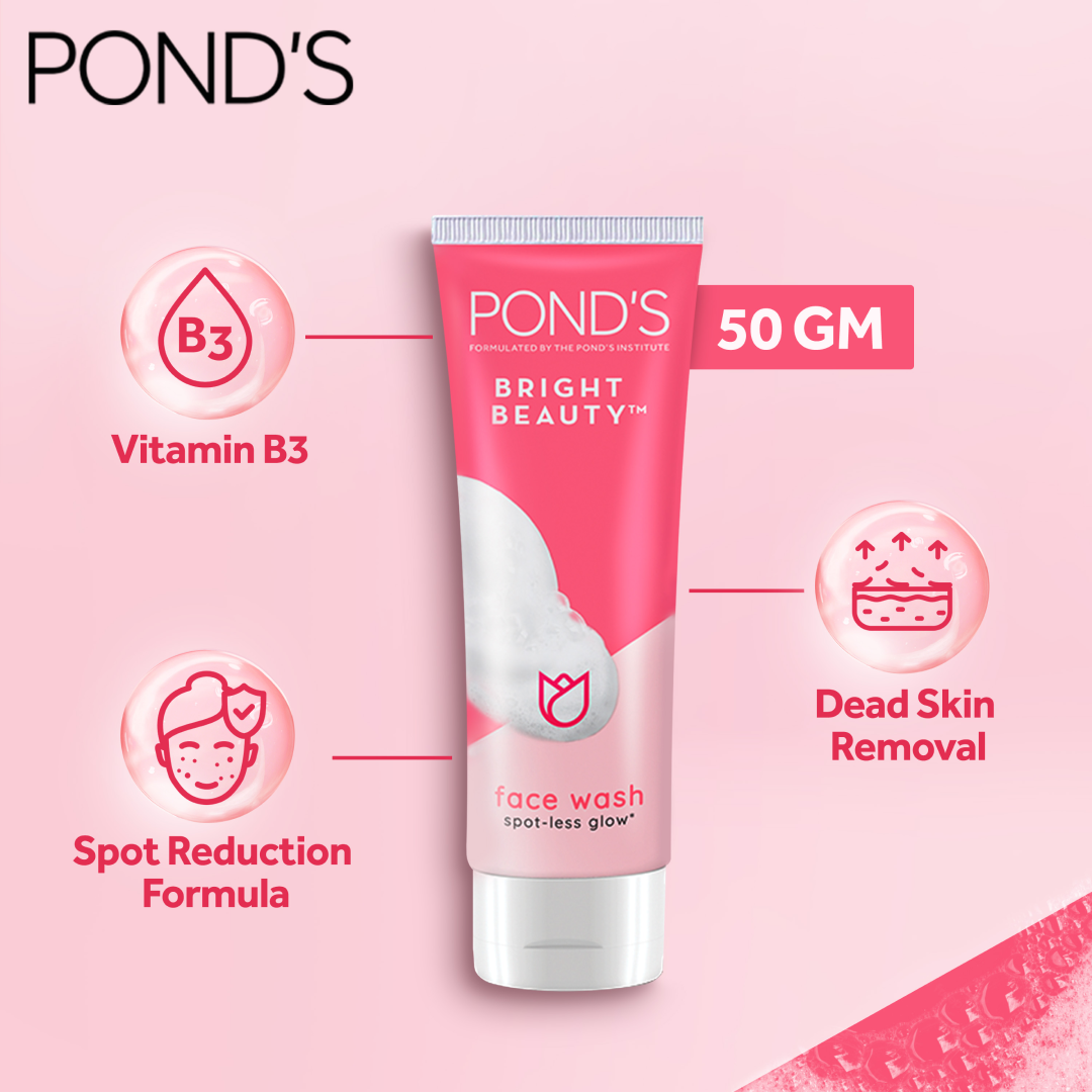 Ponds Bright Beauty Face Wash 50g Ponds
