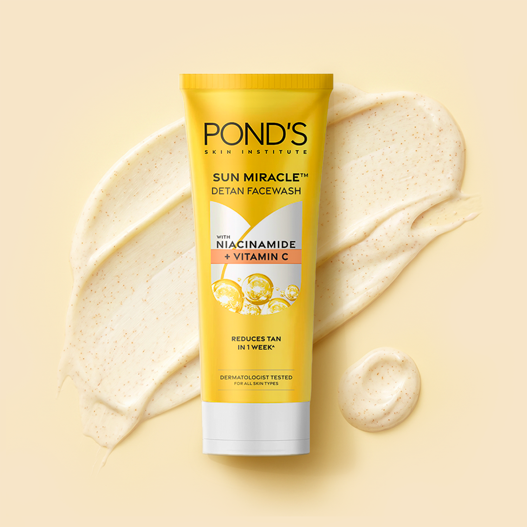 Ponds Sun Miracle Detan Face Wash 100g Ponds