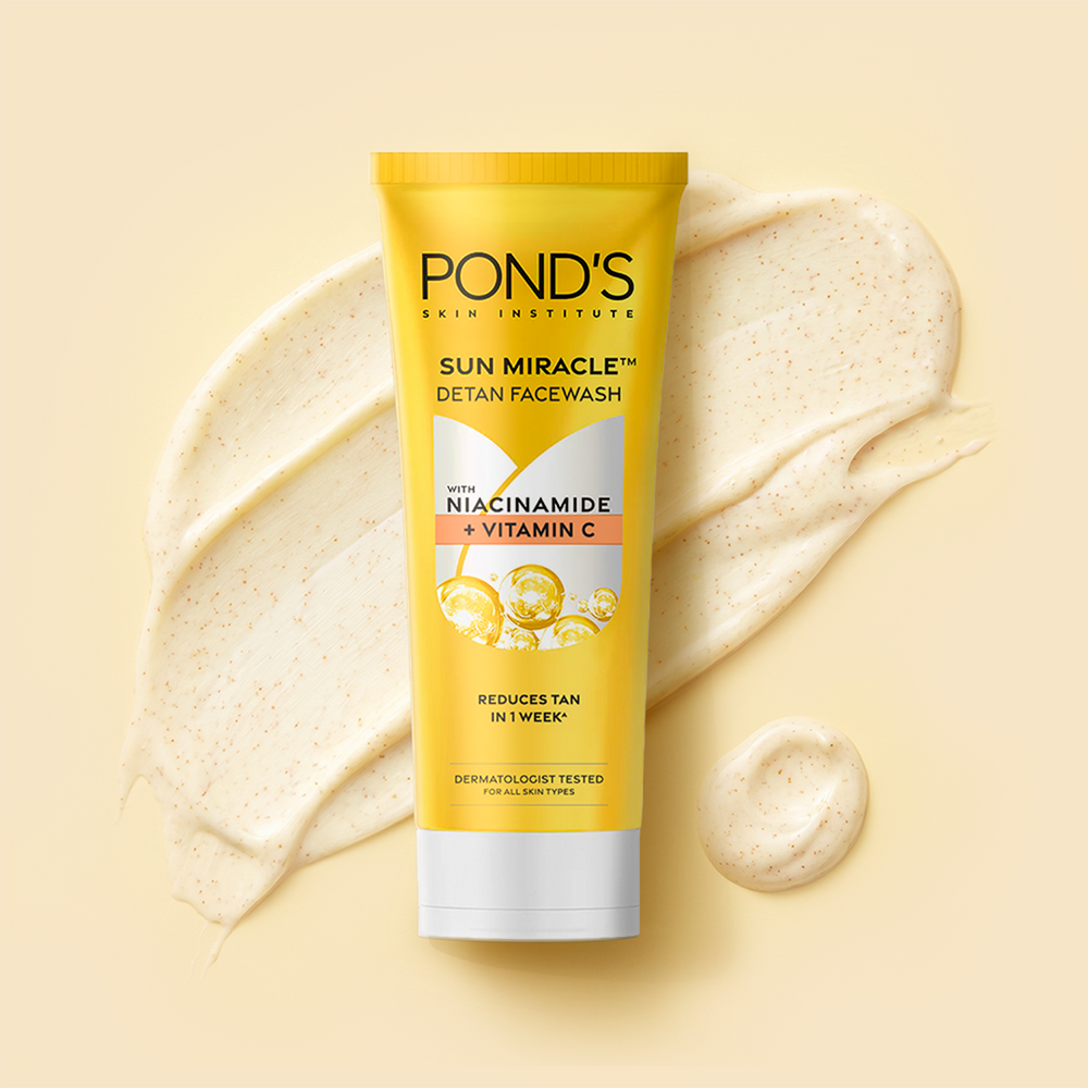 Ponds Sun Miracle Detan Face Wash 100g Ponds