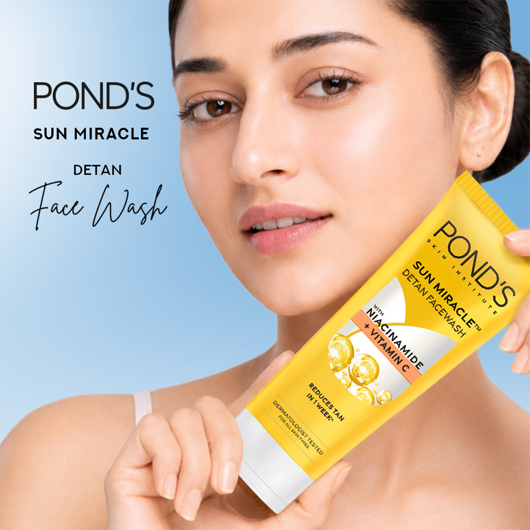 Ponds Sun Miracle Detan Face Wash 100g Ponds