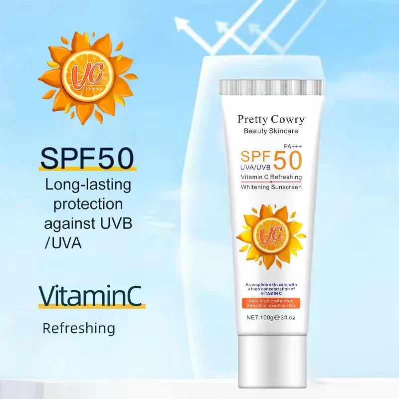 Pretty Cowry Vitamin C Whitening SPF 50 Sunscreen 100g Pretty Cowry