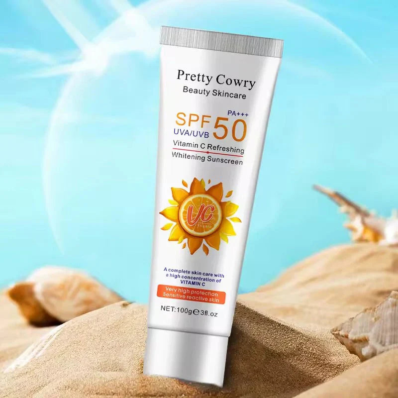 Pretty Cowry Vitamin C Whitening SPF 50 Sunscreen 100g Pretty Cowry