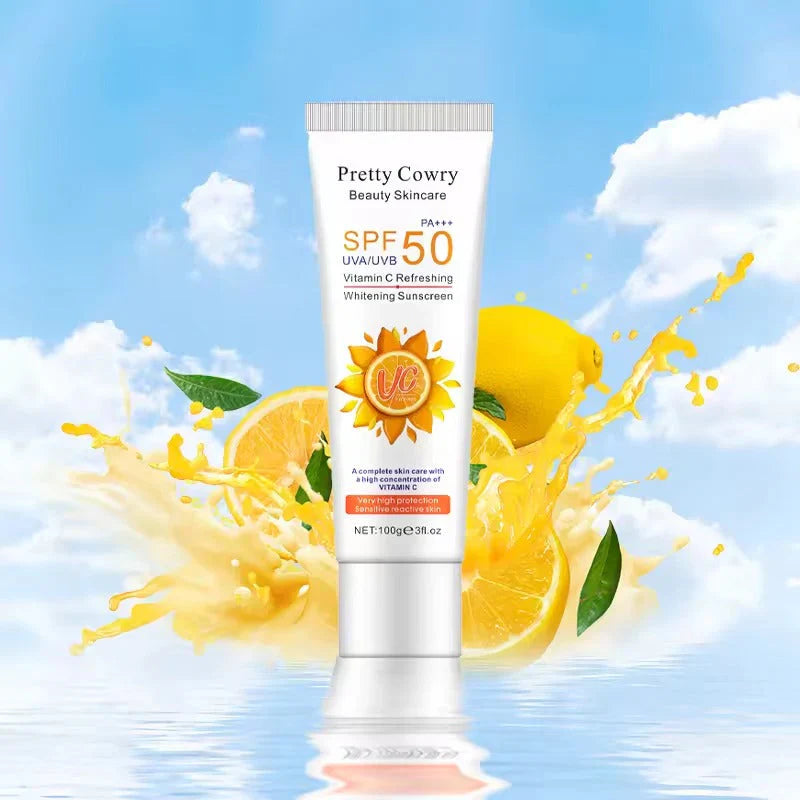 Pretty Cowry Vitamin C Whitening SPF 50 Sunscreen 100g Pretty Cowry