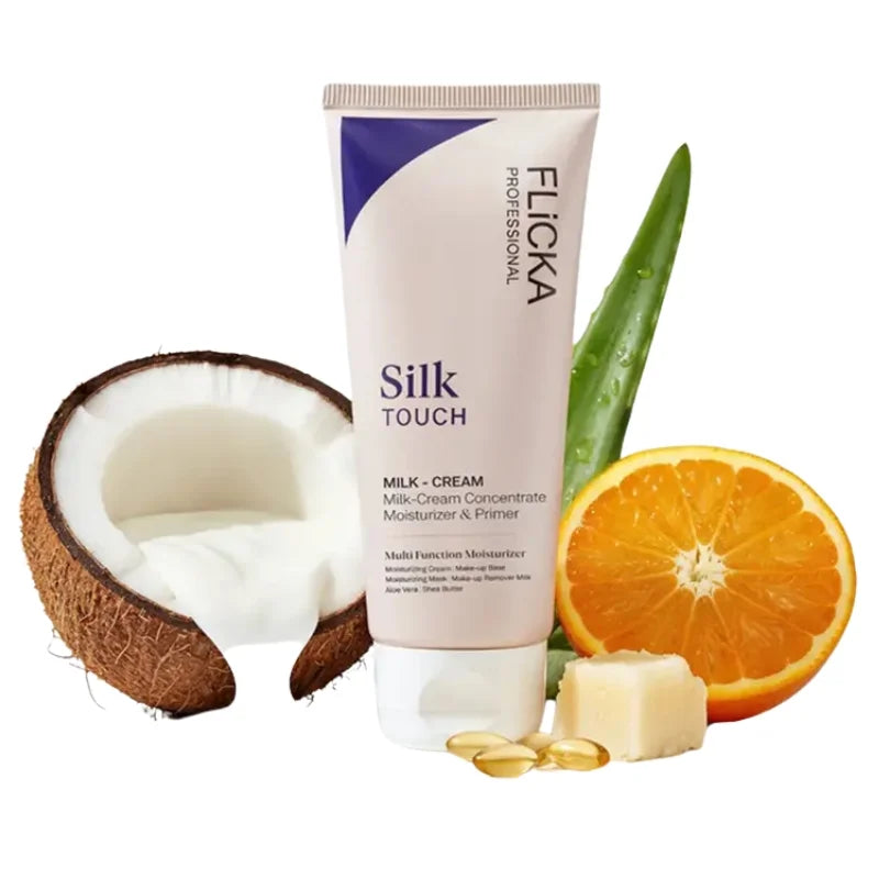 Flicka Silk Touch Milk Cream Moisturizer & Primer - 60g Flicka