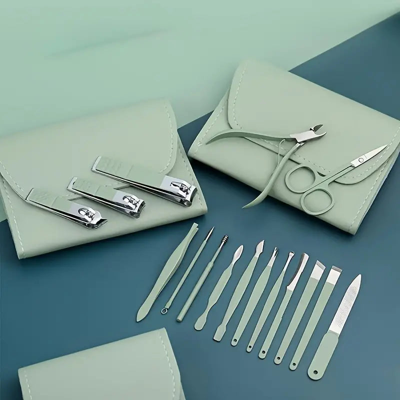 Professional Portable Manicure Pedicure Tool Kit With Folding Case Cosmia.pk