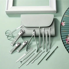Professional Portable Manicure Pedicure Tool Kit With Folding Case Cosmia.pk