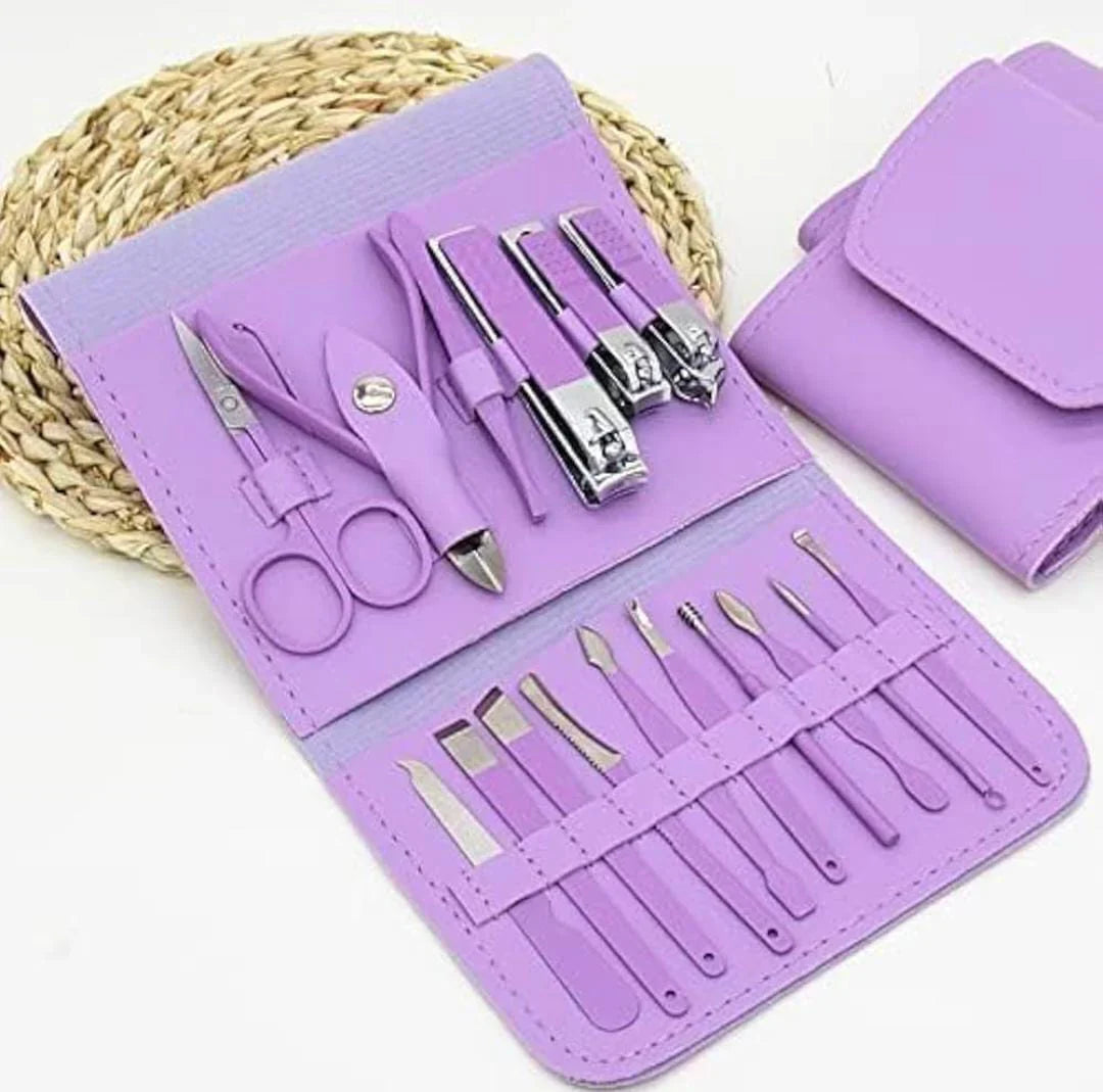 Professional Portable Manicure Pedicure Tool Kit With Folding Case Cosmia.pk