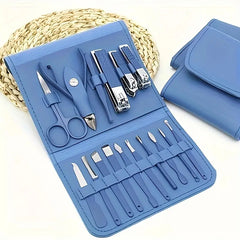 Professional Portable Manicure Pedicure Tool Kit With Folding Case Cosmia.pk