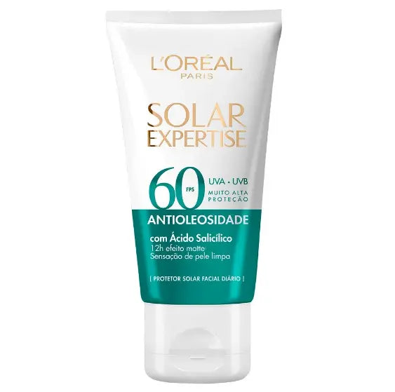 Loreal Paris Protetor Solar Facial Antioleosidade SPF 60 Solar Expertise 75ml Loreal Paris