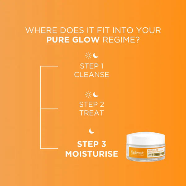 Fade Out Pure Glow Brightening Night Cream - 50ml Fade Out