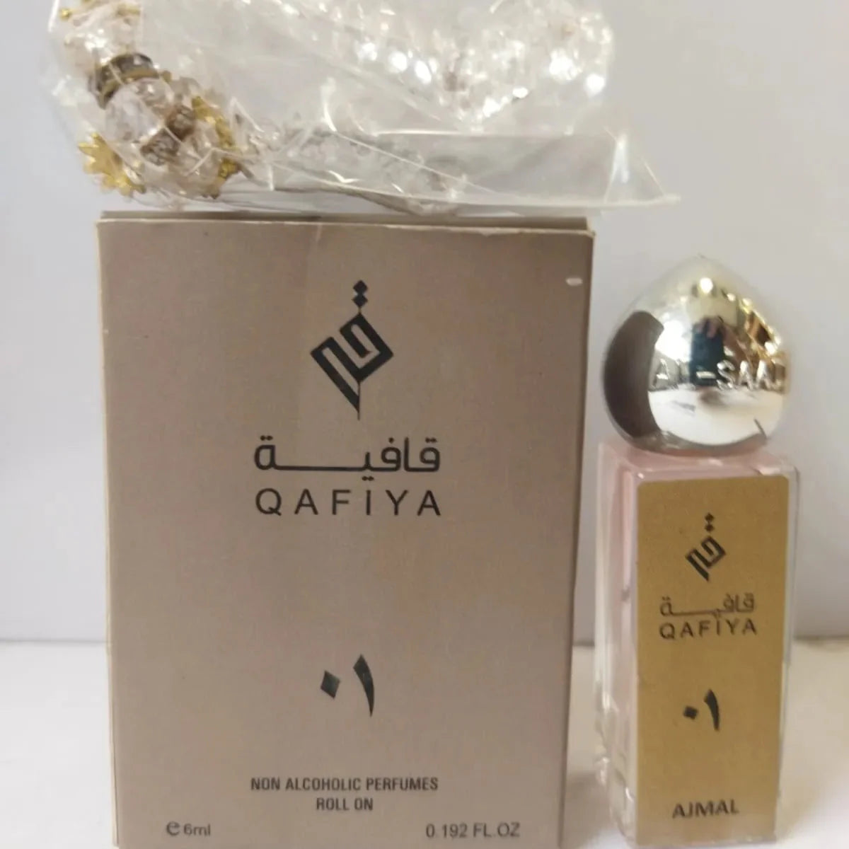 Qafiya Non Alcoholic Attar With Tasbeeh 6ml Qafiya